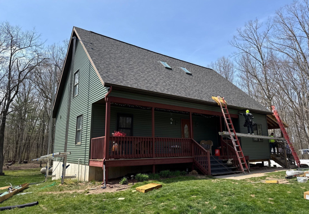 Roofing Company Client Photos in Kalamazoo Michigan
